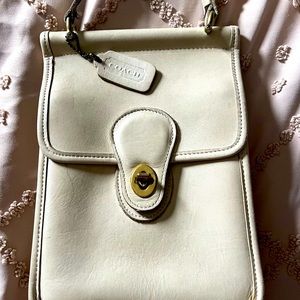 Vintage coach Murphy bag. Rare cream color